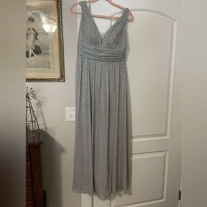 Silver Macys prom dress